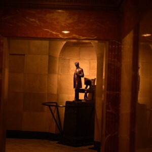 Lincoln Statue Reflecting